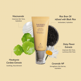 HARUHARU WONDER Black Rice Moisture Airyfit Daily Sunscreen SPF50+/PA++++ (50ml)